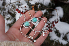 Load image into Gallery viewer, Ophidian Hoops-Turquoise
