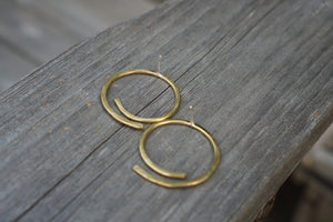 Spiral Post Earrings- MTO