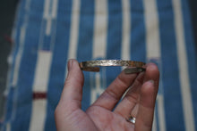 Load image into Gallery viewer, Silver Hammered Cuff
