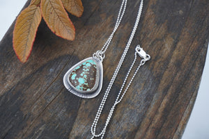 Calamity Necklace- Number 8 Turquoise