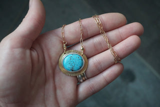 Calamity Necklace- Brass