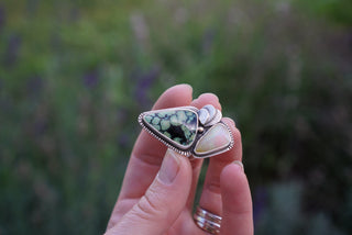 Opal + Variscite Ring