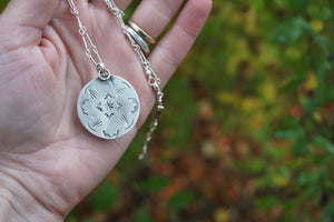 October Necklace- Round Pendant
