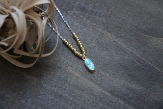 Zellie Necklace- Blue Turquoise
