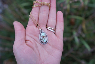 Calamity Necklace- Lavender+Gold