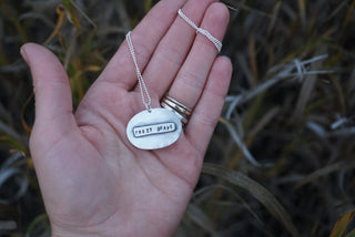 Mantra Necklace- “Crazy Brave“