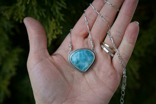 Stevie Necklace- Larimar