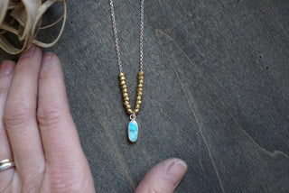 Zellie Necklace- Blue Turquoise