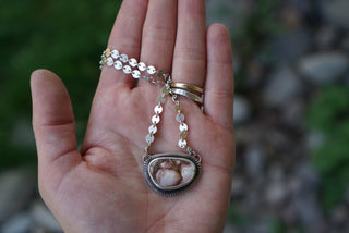 Pearl Moon Necklace Set- Wild Horse Magnesite