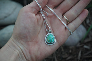 Calamity Necklace- Green Turquoise