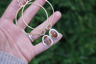 Ties that Bind Earrings- Rutile Quartz