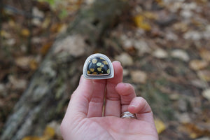 Autumn Greens Ring III- Size 6.5