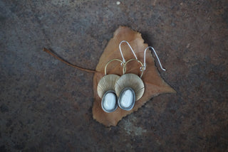 First Light Brass Earrings
