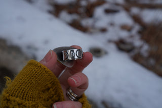 A River Runs Through It Ring- Size 7.75