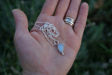 Load image into Gallery viewer, Silver Opal Necklace I
