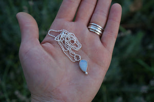 Silver Opal Necklace I