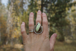 Autumn Greens Ring II- Size 7.75
