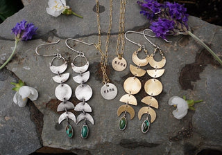 Moon Mama Necklace- Gold