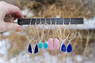 Venus Earrings II- Lapis Lazuli