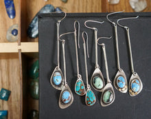 Load image into Gallery viewer, The Bar Earrings- Turquoise
